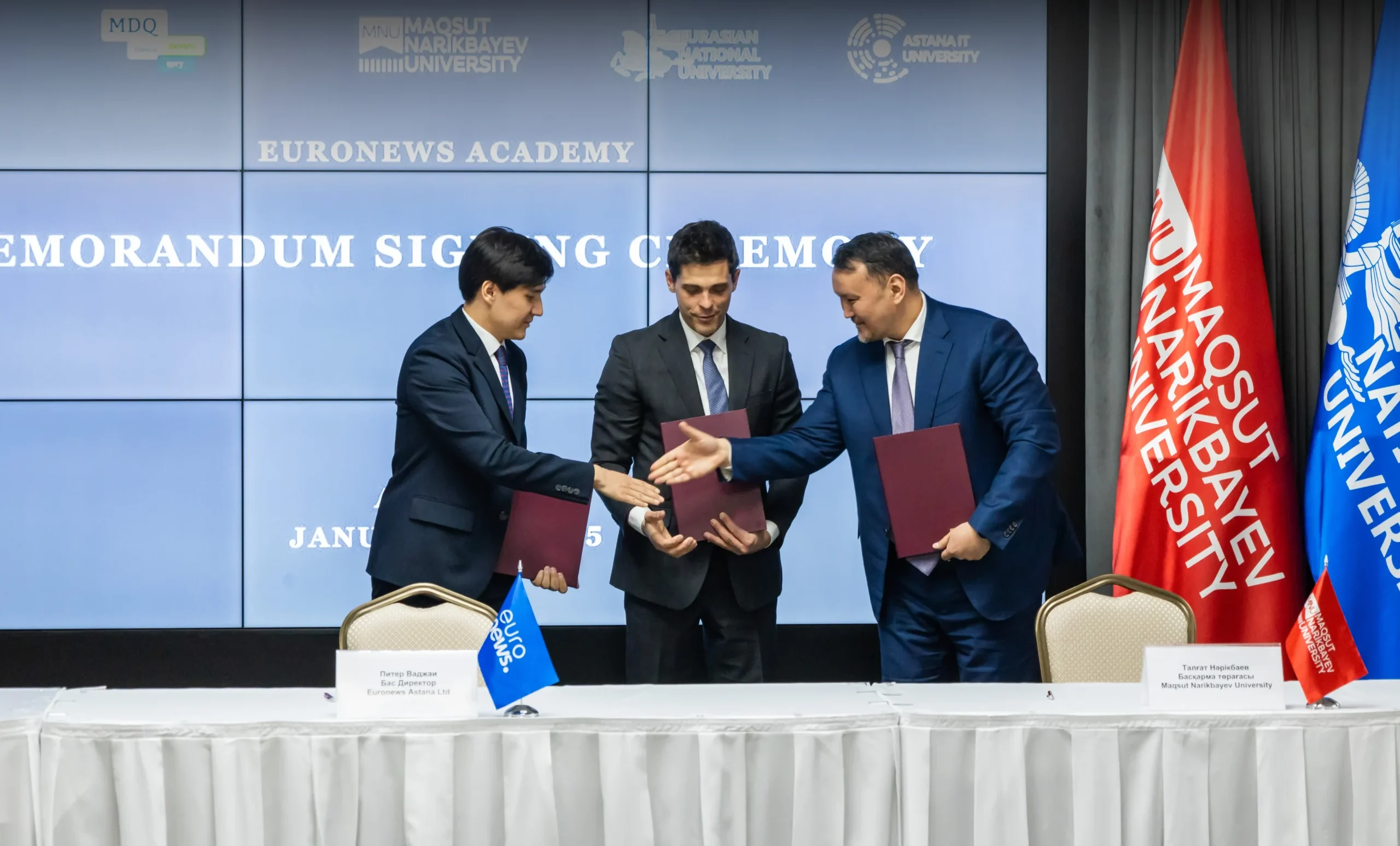 LAUNCH OF EURONEWS ACADEMY IN KAZAKHSTAN: MNU JOINS THE MEMORANDUM