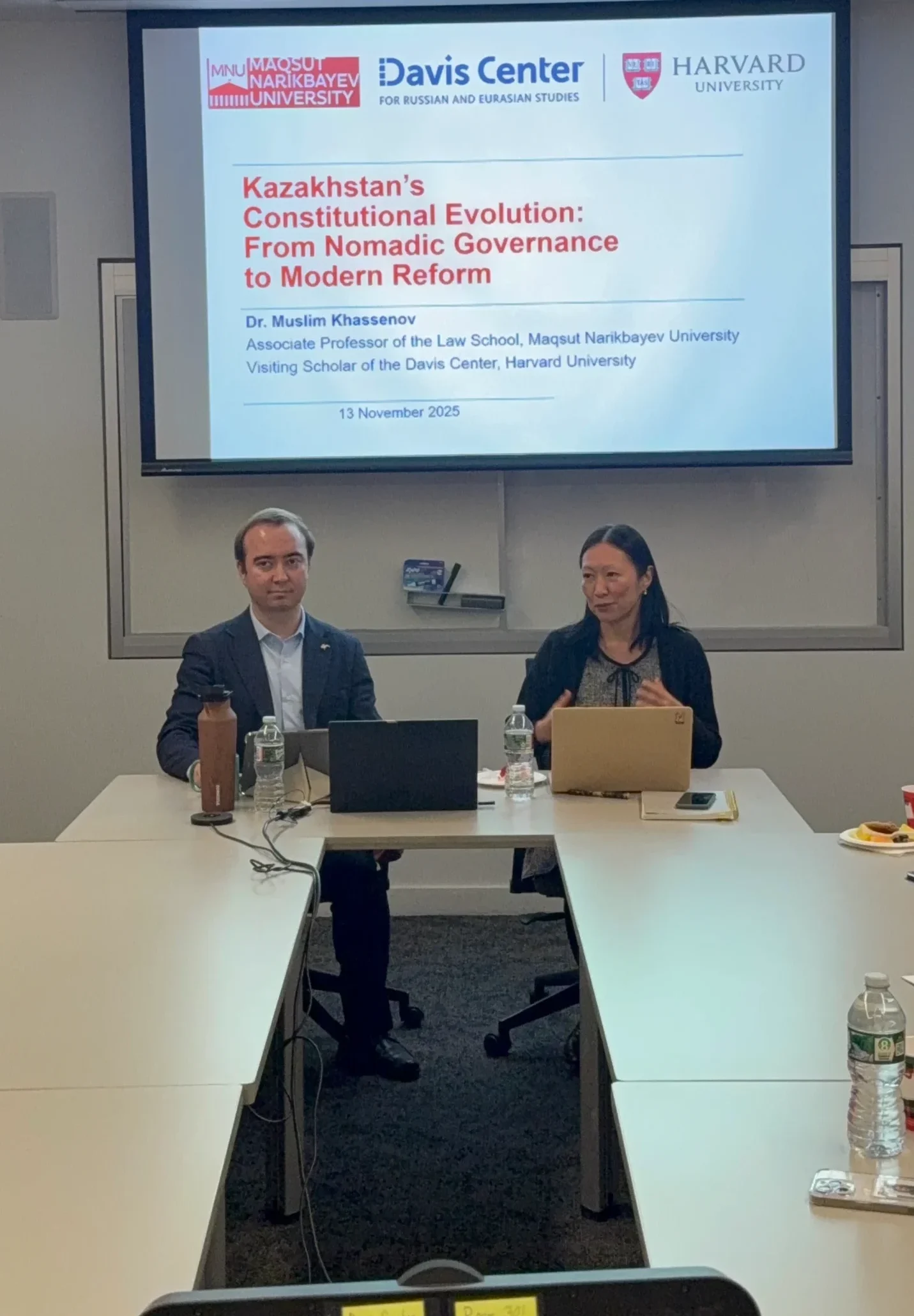 MNU Professor Delivers a Lecture at Harvard