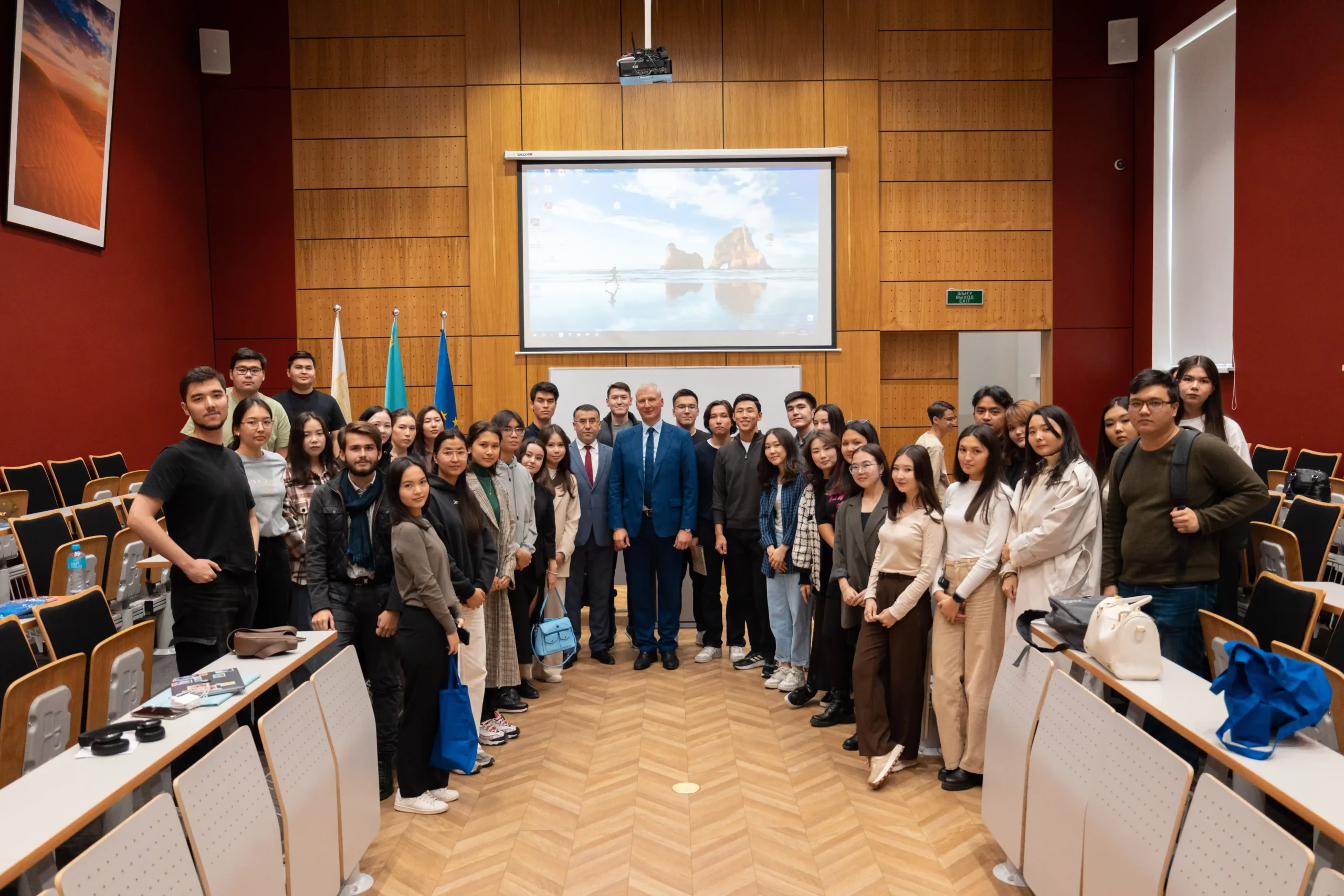 Қазақстан Республикасындағы Еуропалық Одақ Делегациясының Төтенше және Өкілетті Елшісі, Мәртебелі Кестутис Янкаускас мырзаның қонақ дәрісі