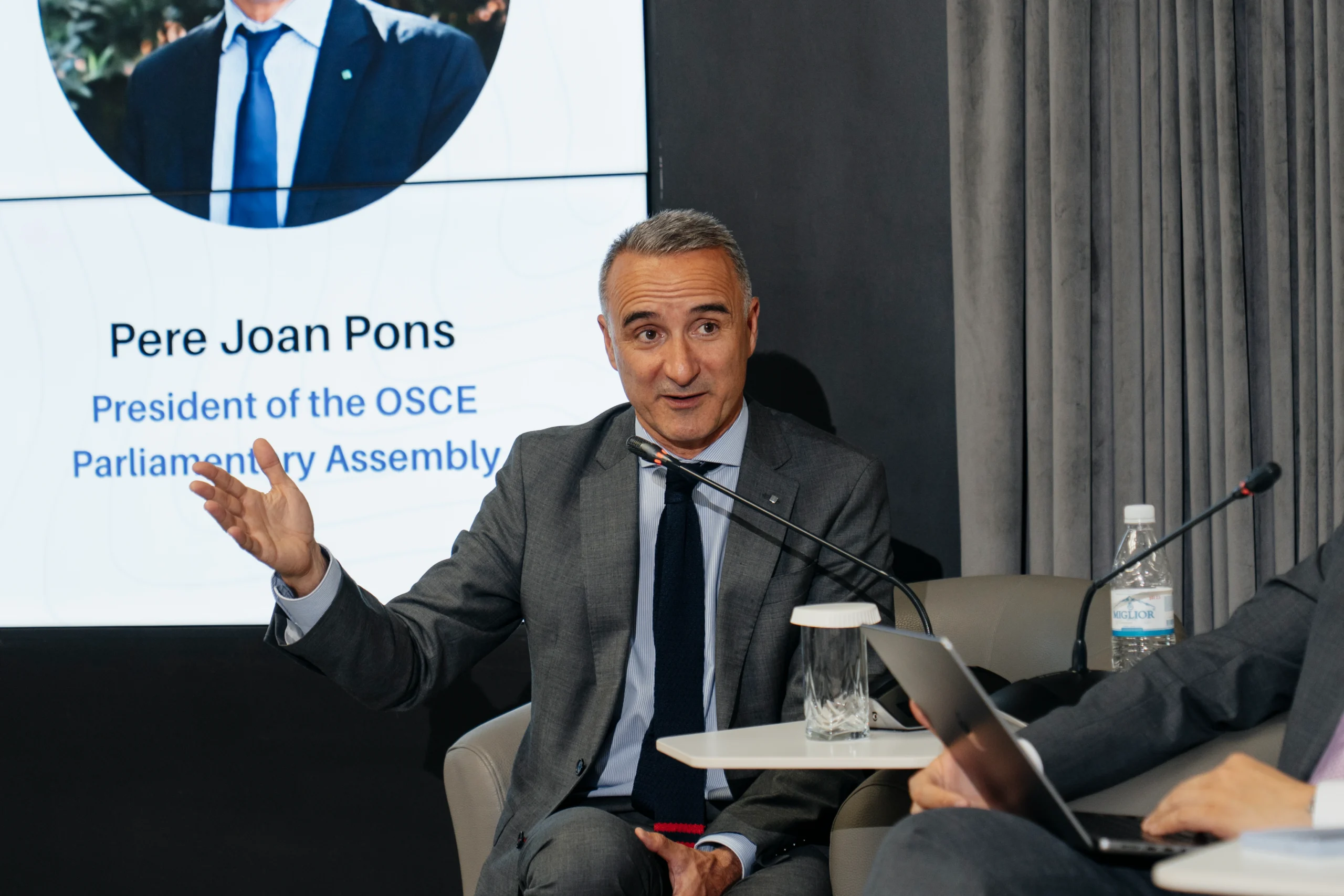 Head of the OSCE Parliamentary Assembly Delivers Lecture at MNU