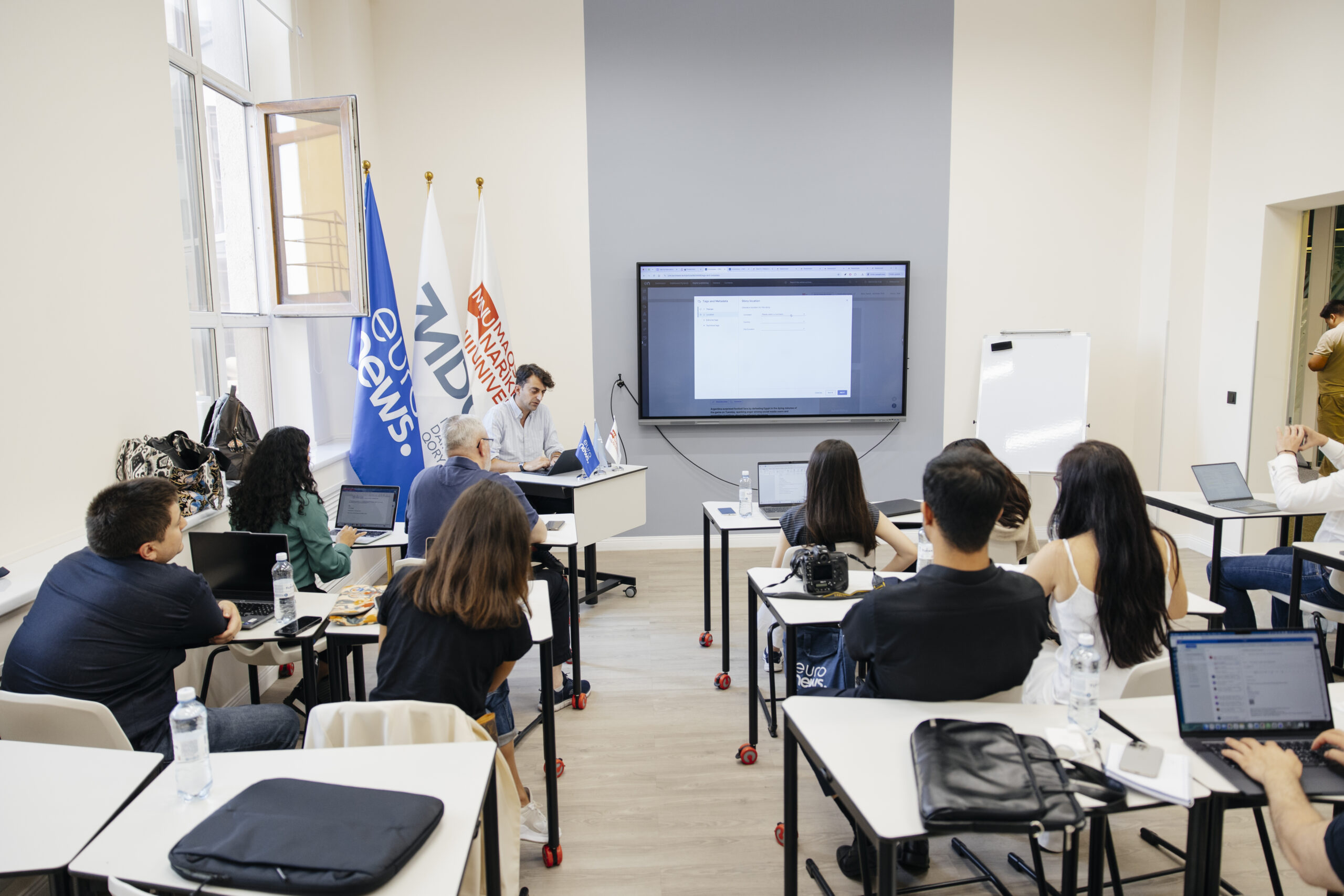 Euronews Journalists Attend Training Sessions at MNU